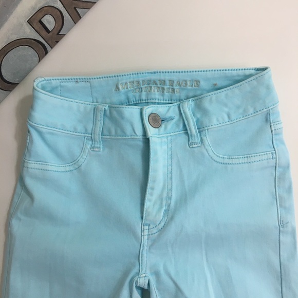 NWOT American Eagle Blue Ankle Length Jegging - Picture 3 of 5